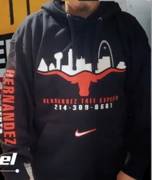 Custom Hernandez Tree Experts hoodie